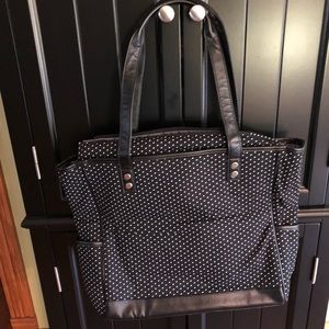 Swiss dot Cindy tote Thirty-One bag Brand New